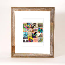 Creative Gallery 20 In X 24 In Rustic Reclaimed Barnwood Picture Frame Frame20x24bw The Home Depot