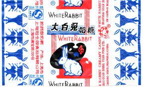 White Rabbit Creamy Candy Wrapper By Fronterpeed Via Flickr White Rabbit White Candy Rabbit
