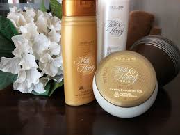Honey is used in many hair products to help moisturize and draw water into the hair shaft. My Hair Care Regime With Oriflame Milk And Honey Gold Range