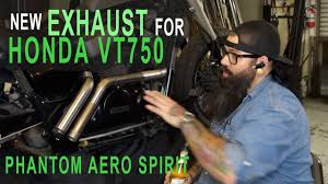 Maybe you would like to learn more about one of these? The Best New Exhaust For Honda Vt750 2004 Up Aero Phantom Spirit Youtube