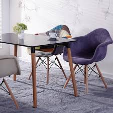 Eames Chair Patchwork Fabric Daw Armchair Norpel