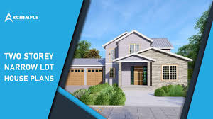 Find lake houses with walkout basement, small cabin designs, craftsman cottages & more! Archimple Narrow Lot Modern House Plans Will Give You Creative Design