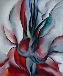 For kids who feel overwhelmed by drawing, try the grid method. Georgia O Keeffe Red Hills And White Flower Art Blart