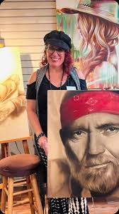 Having painted Willie Nelson more times than I could count, I feel like I  might know his face better than he does! Willie’s first tour bus,  Honeysuckle Rose, has carried countless songs and stories ...