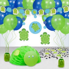 Turtle Party Decoration Kit Turtle Baby Shower Theme Turtle Party Turtle Birthday Parties