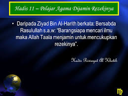 Hadits tentang keutamaan orang yang menuntut ilmu. Kelebihan Ilmu Dan Ulama Ppt Download