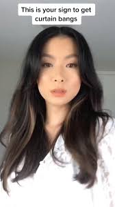 How I Style Curtain Bangs Video Hair Styles Bangs With Medium Hair Long Hair With Bangs