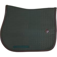 Kentucky Tapis De Selle De Saut Color Edition Leather Olive Vert