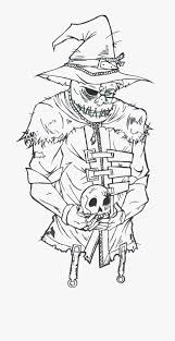 August 15, 2014 anirudh leave a comment. Drawing Dark Batman Spooky Scarecrow Coloring Page Free Transparent Clipart Clipartkey