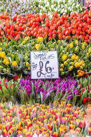 Bright Tulips In Pretty Colors At The Columbia Road Flower Market In London London Mar Sunday In London Columbia Road Flower Market Best Markets In London