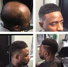 The longer pieces create an interesting contrast when there's a fade on the other side. Man Weaves Offer Cover For Balding Men Cash For Black Hair Care Industry Wunc