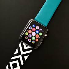 Black Apple Watch Face With White Band Geometric Apple Watch Band Women Apple Watch Strap 38mm Etsy Apple Watch Bands Apple Watch 38mm Apple Watch Band