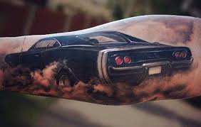 Yes Best Supernatural Tat Of The Impala Ever Tatuagens De Carros Tatuagem Braco Mecanico Desenhos De Carros