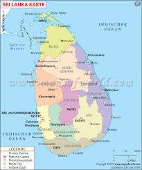 Open the map of sri lanka. Sri Lanka Karte Karte Von Sri Lanka