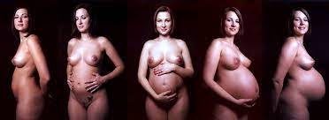 Pregnancy progression nude