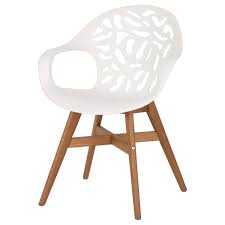 Angrim Chaise Blanc A Motifs Ikea Chaise Salle A Manger Mobilier De Salon Chaises Blanches