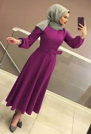 Mevlana Model Tesettur Elbise Fusya St 1160 Moda Stilleri Giyim Elbise