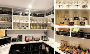 organised kitchen cupboard is the envy