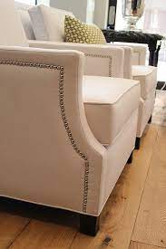 white studded chairs furniture home furnishings white leather chair