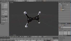 Blender Tutorial Using Open Babel To Generate 3d Data To Make Models Of Molecules Part 1 Ethene Blender Tutorial Tutorial Blender