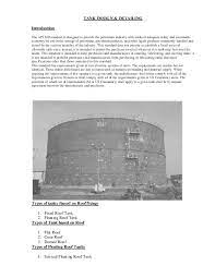 V, new appendix x (duplex stainless steel storage tanks) and appendix y(api monogram). Pdf Tank Design Detailing Introduction Antonio Luis Academia Edu
