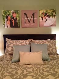 Custom Canvas Prints Of Wedding Pictures In Master Bedroom Canvas Walldecor Homedecor Weddingpicture Bedroom Decor On A Budget Remodel Bedroom Home Bedroom