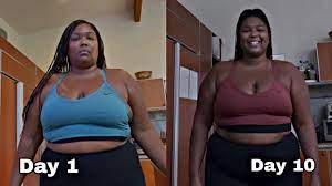 With yazio you lose weight fast and stay happy longer! Lizzo 10 Days Weight Loss Journey Youtube