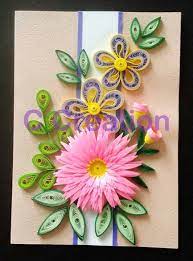 See more ideas about cards, greeting cards, quilling. Paper Quilling Greeting Card C Creation Crafts Other Art Greeting Cards Artpal
