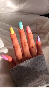 Nail design stiletto nail design glitter summer acrylic nails. New Year Nails Pastel Nails Designs Makeup Nails Designs Pretty Acrylic Nails