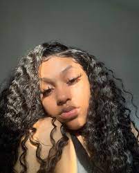 Rock The Part Side Deep Wave Wig Deep Wave Hairstyles Curly Lace Front Wigs Front Lace Wigs Human Hair