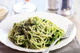 Spaghetti With Spinach Sauce Recipe Spaghetti With Spinach Pasta Dishes Vegetarian Recipes Easy