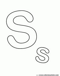 You can either choose to color your drawings online or print them to color and offer them. Letter S Snake Coloring Page Letter S Coloring Sheets Preschool Coloring Home