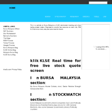 Klse2u Com At Wi Bursa Malaysia Stock Market Free Resources
