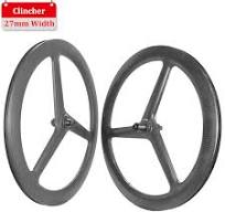 ProX 3-Spoke Carbon Wheel 27mm Wide Aero 700C Tri Spoke ...