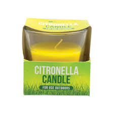 These citronella tea light candles do not give off a lot of fragrance individually but there is strength in numbers. Citronella Scented Garden Candle In Glass Cup