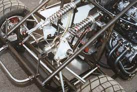 The valvetrain on the modern sprint car engine is a stock layout consisting of a single ohv cam with 16 pushrods that open 16 valves with stock mounted rocker arms. Custom Micro Sprint Suspension Super Cars Car Frames Chassis Design