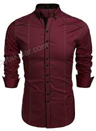 Coofandy Mens Button Down Dress Shirts Casual Slim Fit