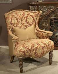 Aico Furniture Villa Valencia Upholstered Wing Chair Brick Furniture Aico Furniture Paint Colors For Living Room