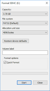 Select fat32 from the dropdown list of file system, and click format button. If You Need To Format Sd Card To Fat32 In Windows 10 Diskinternals