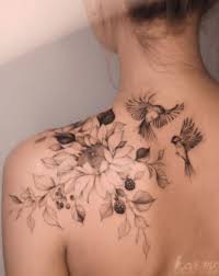 Tattoo Back Shoulder Women Tattoosnob Blackart Tattoo Shoulder Tattoos For Women Floral Tattoo Shoulder Flower Tattoo Shoulder