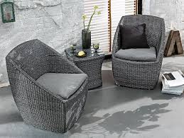 Zwei Sessel Mit Tisch Plano Im Set Grau Garten Terrasse Balkon Sessel Lounge Garnitur Tisch