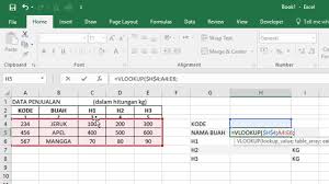 Perbedaan Vlookup Dengan Hlookup