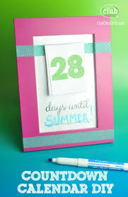 Make Your Own Countdown Calendar And Notepad Club Chica Circle Where Crafty Is Contagious Countdown Calendar Diy Diy Calendar Kids Calendar