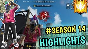 Global Top 13300 Rank Points Highlights Ranked Season 14 Ankush Freefire Youtube