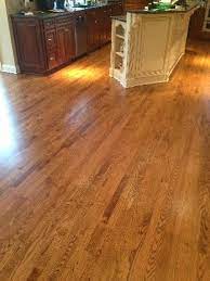 When paired with a redder wood, like the oak, it can look pretty red. Red Oak With Early American Stain And Uv Finish Kashian Bros Carpet And Flooring Flooring Red Oak Hardwood Red Oak Floors