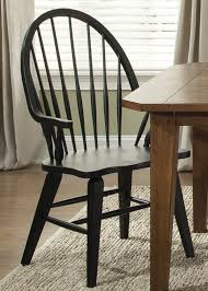 Optional brown or black leather pad softens the seating. Black Windsor Chair Ideas On Foter