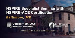 NSPIRE Specialist Seminar with NSPIRE-ACE Certification