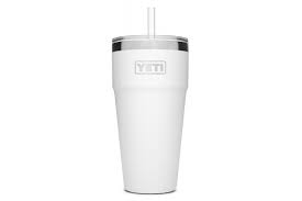 .printed on a mark 2 with carbon fiber top and bottom of ring and base of handle. Yeti Rambler 26 Oz White Cup With Straw Lid 21071500643