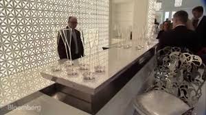 Give audio video design a call! Complete High Tech Kitchen Hidden Inside A Luxury Table Video Homecrux