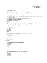 Check spelling or type a new query. Contoh Soal Seni Budaya Beserta Jawaban Pdf